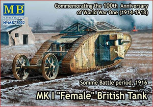 Mk I "Female" British tank, Somme battle, 1916 - Hobby Sense