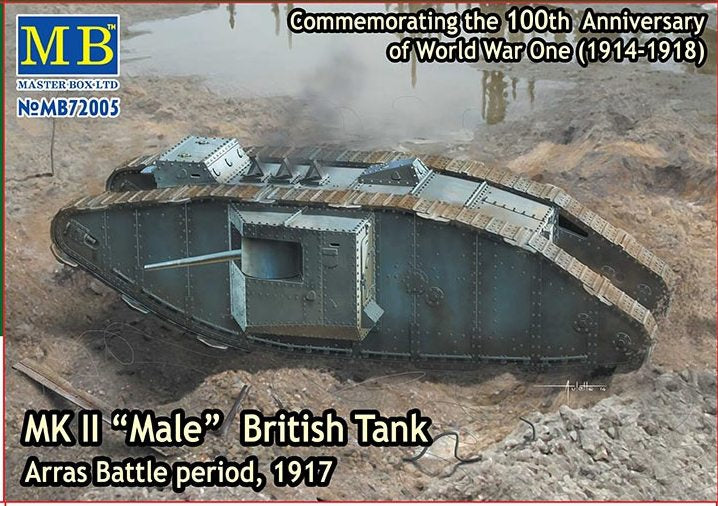 Mk II "Male" British tank. Arras Battle period, 1917 - Hobby Sense