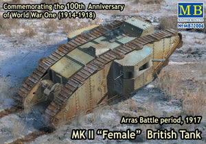 Mk II "Female" British tank. Arras Battle period, 1917 - Hobby Sense