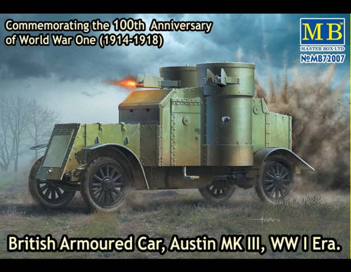 1/72 Austin Mk.III British armored car, 1914-1918 - Hobby Sense