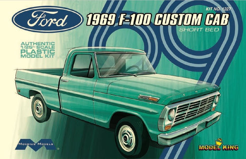 1/25 1969 Ford F100 Custom Cab Pickup Truck w/Short Bed - Hobby Sense