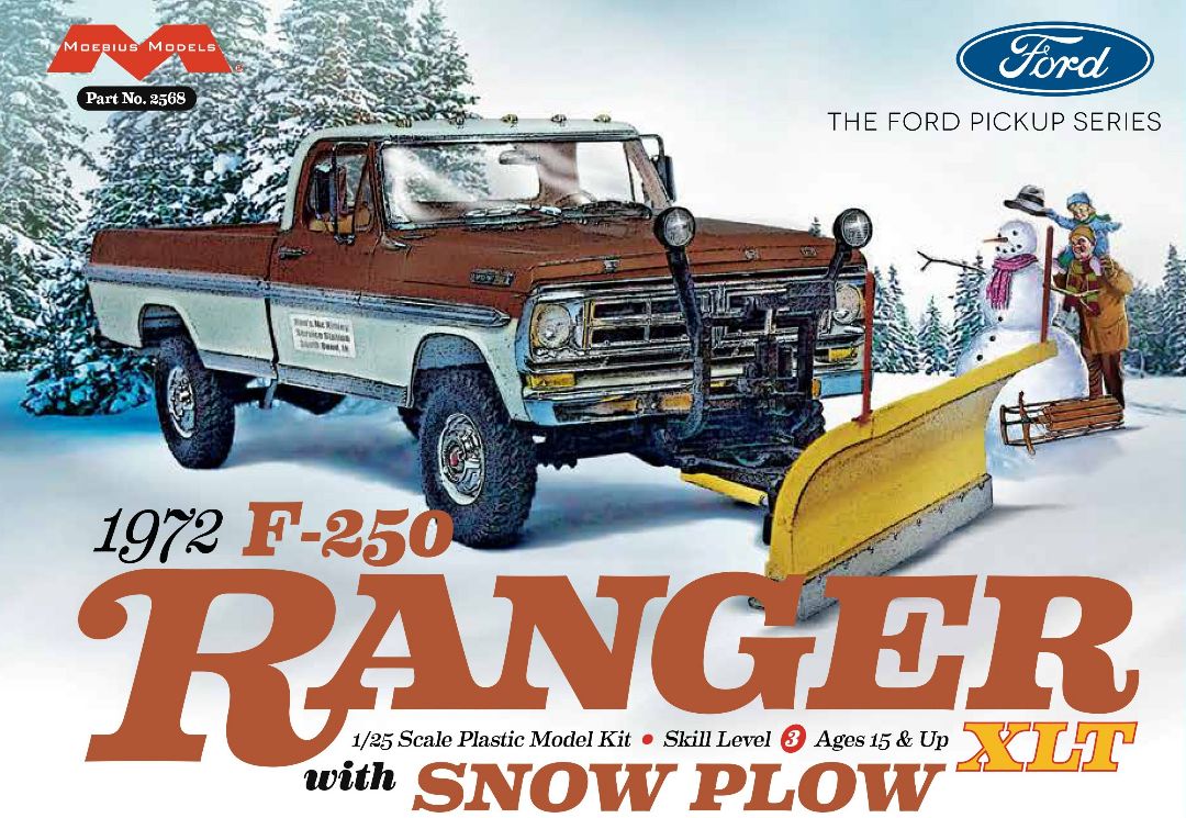 1/25 1972 Ford F250 4x4 with Snow Plow - Hobby Sense