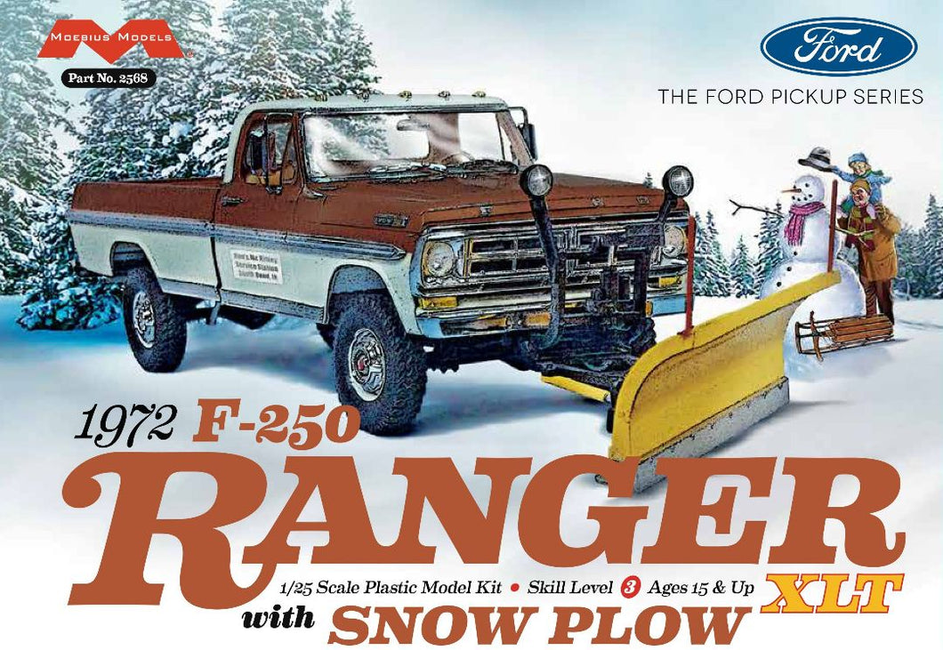 1/25 1972 Ford F250 4x4 with Snow Plow - Hobby Sense