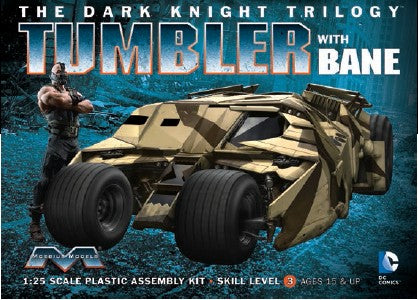 1/25 Batman The Dark Knight Trilogy: Batmobile Tumbler w/Bane Figure - Hobby Sense
