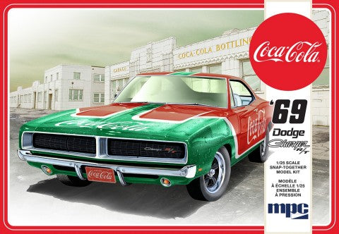 1/25 Coca-Cola 1969 Dodge Charger RT (Snap) - Hobby Sense