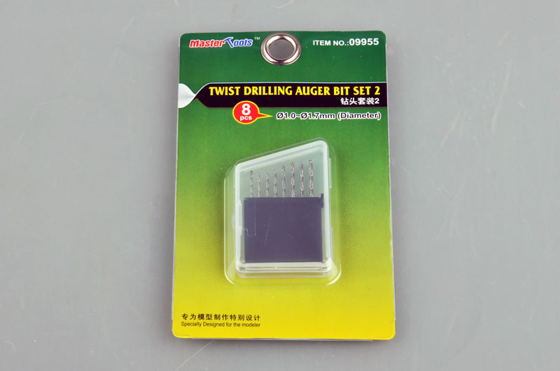 Twist Drilling Auger Bit Set 2 (8 pcs 1.0-1.7 mm) - Hobby Sense