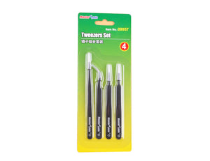 Tweezers set (4) - Hobby Sense