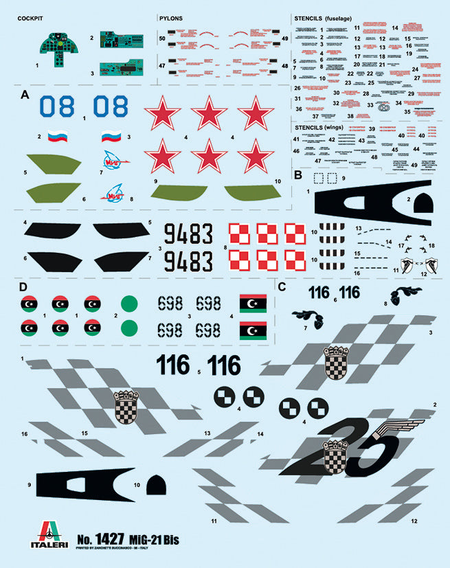 1/72 MiG-21 Bis Fishbed - Hobby Sense