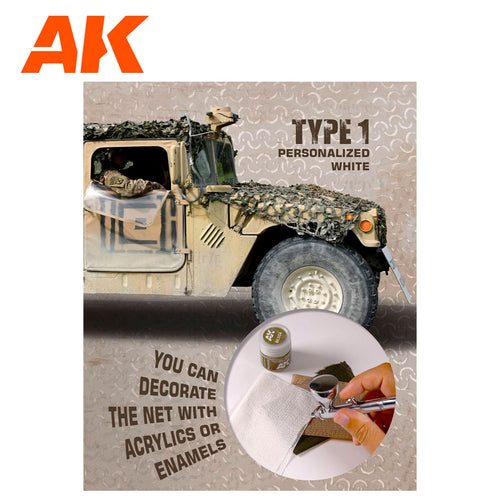 Selection of AK Interactive Camouflage Nets - Hobby Sense