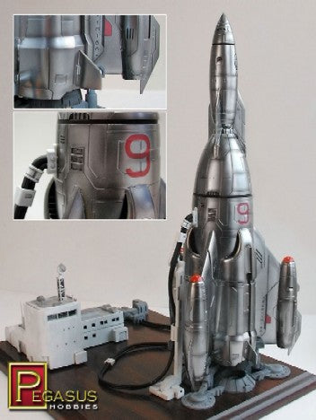 1/350 Mercury 9 Rocket Kit - Hobby Sense
