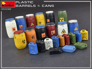 1/35 Plastic Barrels and Cans - Hobby Sense