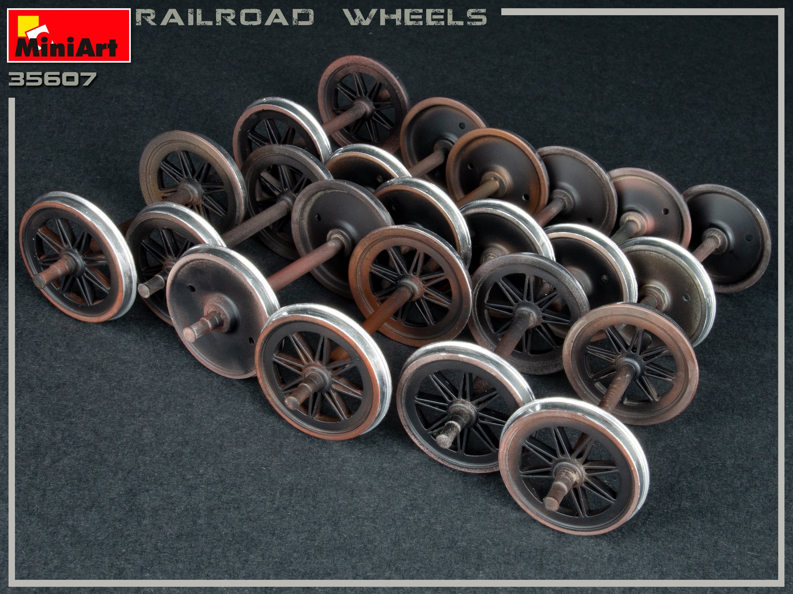 1/35 Railroad Wheels - Hobby Sense