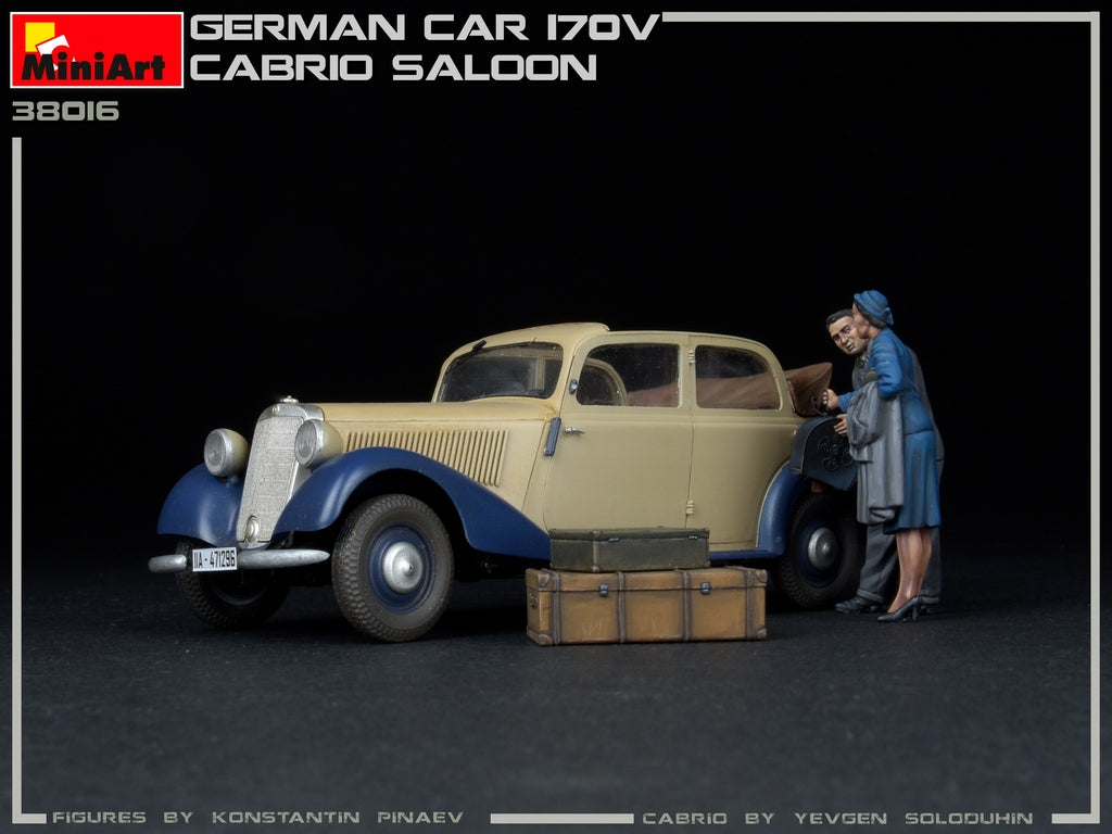 1/35 German Car 170V Cabrio Saloon - Hobby Sense