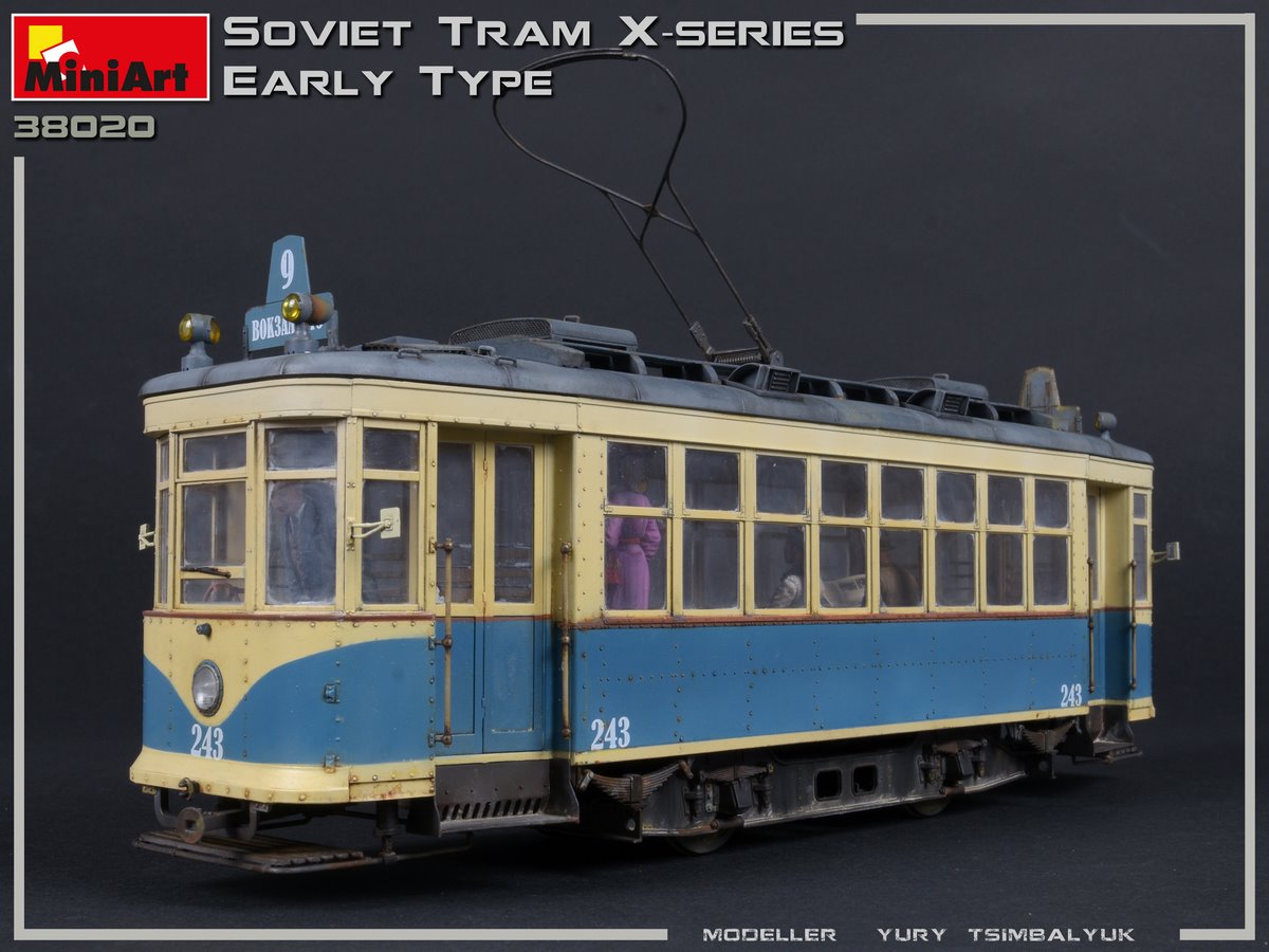 1/35 Soviet Tram X-Series, Early Type - Hobby Sense