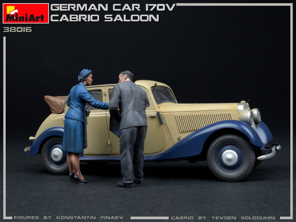 1/35 German Car 170V Cabrio Saloon - Hobby Sense