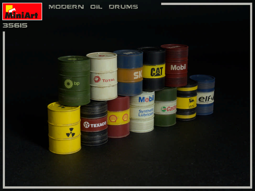 1/35 Modern Oil Drums 200L - Hobby Sense