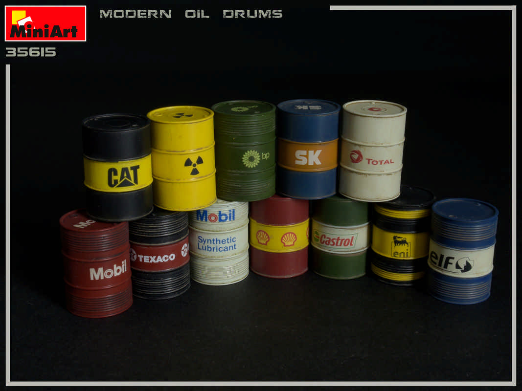 1/35 Modern Oil Drums 200L - Hobby Sense