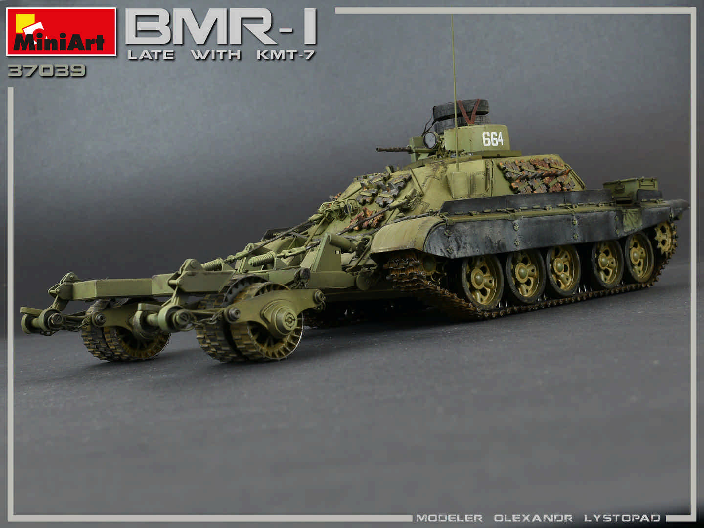 1/35 BMR-I Late Mod. With KMT-7 - Hobby Sense