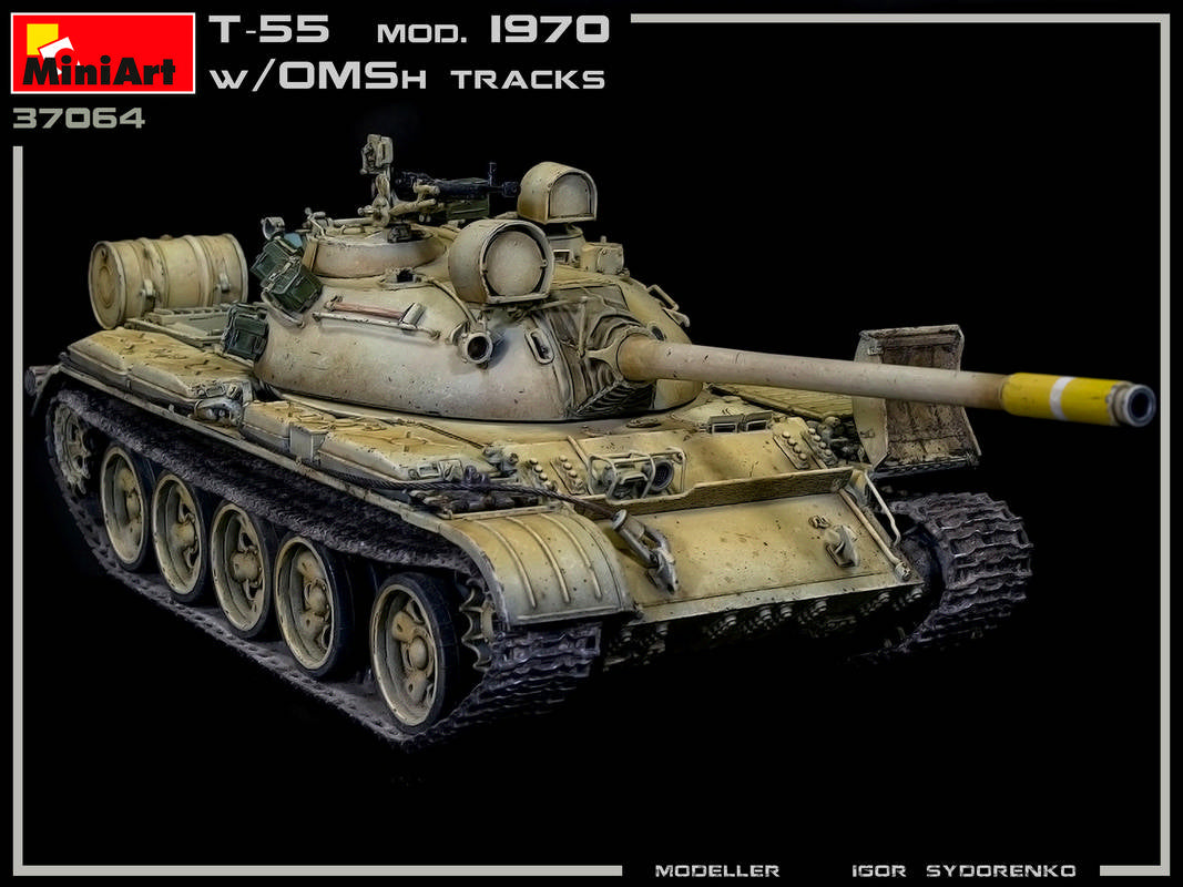 1/35 T-55 Mod. 1970 w/OMSh Tracks - Hobby Sense