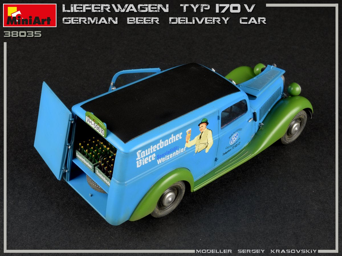 1/35 Lieferwagen Typ 170V German Beer Delivery Car - Hobby Sense