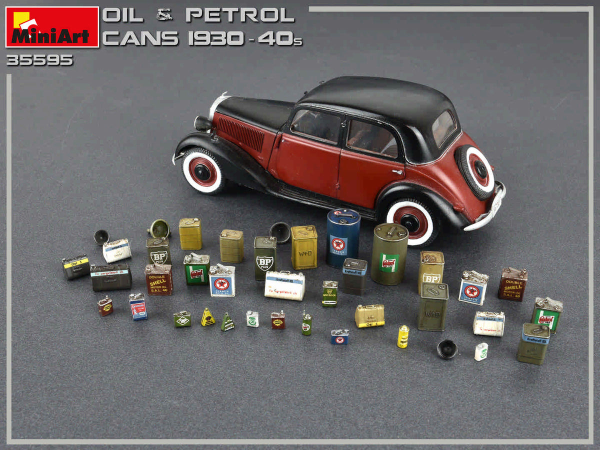 1/35 Oil and Petrol Cans 1930-40s - Hobby Sense