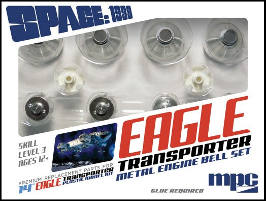 1/72 Space 1999: Eagle Transporter Metal Engine Bell Set for MPC 913 - Hobby Sense