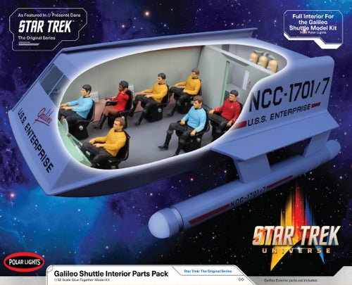 1/32 Star Trek Galileo Shuttlecraft Full Interior Parts Pack & 7 Figures for Kit #909 - Hobby Sense