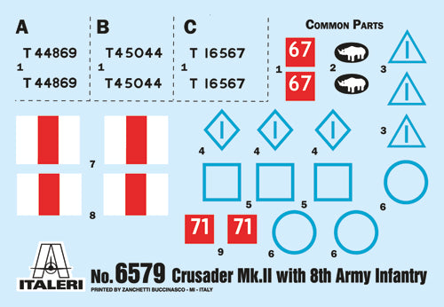 1/35 Crusader Mk. II with 8th Army Infantry - Hobby Sense