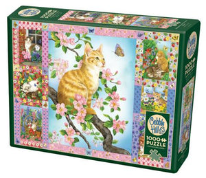 Blossom and Kittens Quilt - Hobby Sense