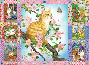 Blossom and Kittens Quilt - Hobby Sense