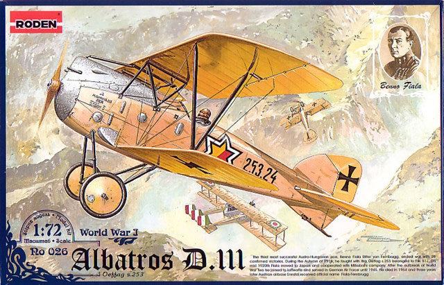 1/72 Albatros D.III (Oeffag) series 253 - Hobby Sense