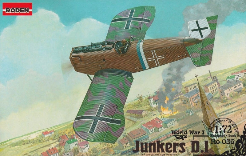 1/72 Junkers D.I WWI German fighter, late - Hobby Sense