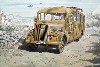 1/72 Opel Blitz Omnibus model W39 (late WWII service) - Hobby Sense