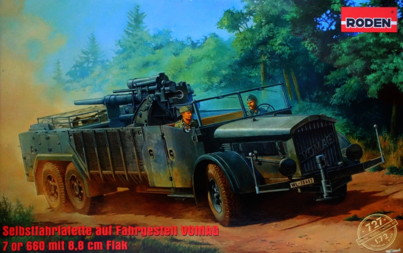 1/72 Sd.Kfz. Vomag on the 8,8 cm Flak - Hobby Sense