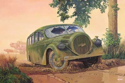 1/72 Opel Blitzbus Ludewig "Aero" (WWII service) - Hobby Sense