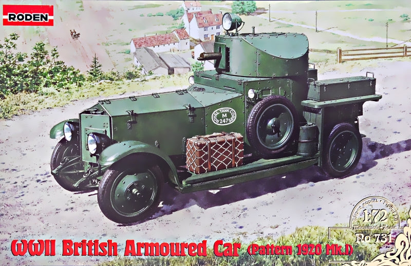 1/72 British Armoured Car (Pattern 1920 Mk.I) - Hobby Sense