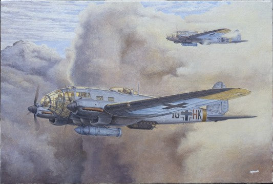 1/144 Heinkel He111H16/H20 WWII German Medium Bomber - Hobby Sense