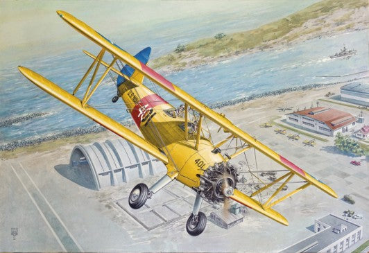 1/32 PT13/N2S2/N2S5 Kaydet Stearman US Navy Trainer BiPlane - Hobby Sense