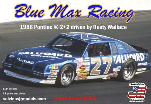 1/24 Blue Max Racing Rusty Wallace Pontiac 2+2 1986 Race Car - Hobby Sense