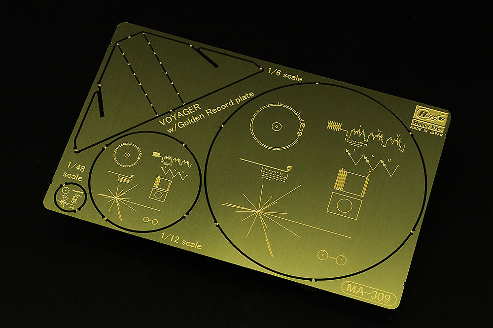 1/48 Unmanned Space Probe Voyager W/Golden Record Plate - Hobby Sense