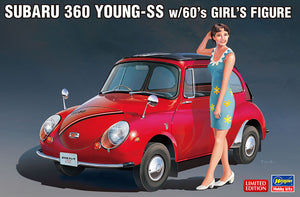1/24 Subaru 360 Young SS W/60's Girl's Figure - Hobby Sense