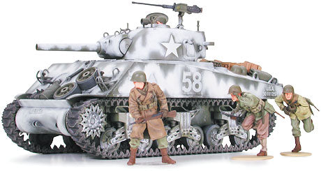 1/35 US M4A3 Sherman Tank w/105mm Howitzer - Hobby Sense
