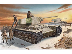 1/35 Russian KV 1 model 1942 Heavy Cast Turret Tank - Hobby Sense