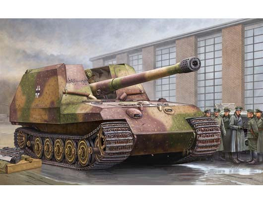 1/35 German Geschutzwagen Tiger fur 17cm Kanone 72 - Hobby Sense