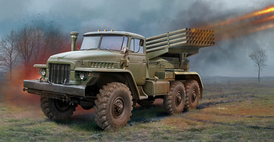 1/35 Russian BM-21 Grad Multiple Rocket Launcher - Hobby Sense