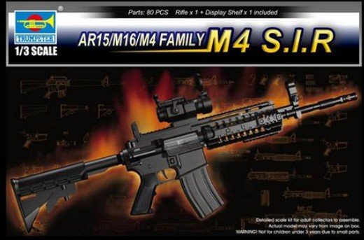 1/3 AR15/M16/M4 Family-M4 S.I.R with Display Shelf - Hobby Sense