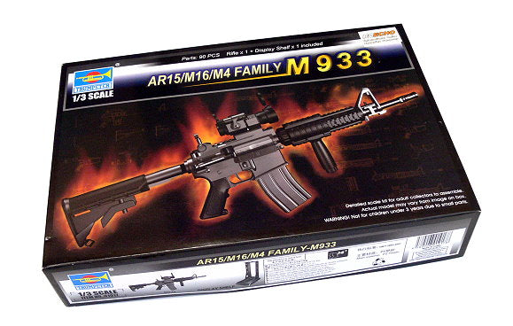 1/3 AR15/M16/M4 FAMILY-M933 with Display Shelf - Hobby Sense