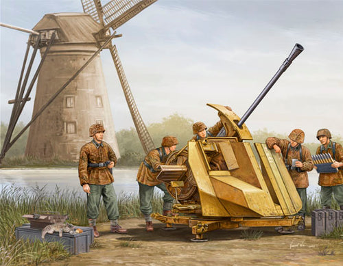 1/35 FLAK 43 (German 3.7cm anti-aircraft gun) - Hobby Sense