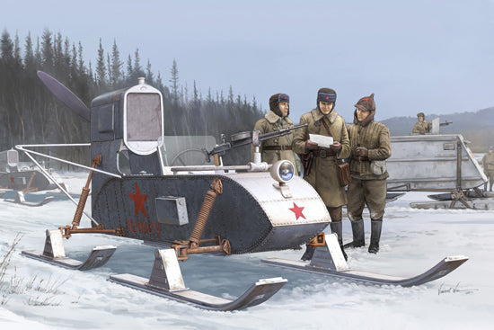 1/35 Soviet Aerosan RF8 - Hobby Sense