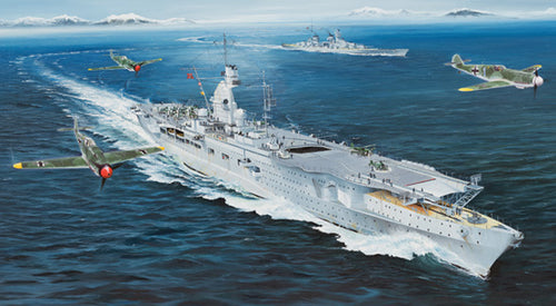 1/350 German Navy Aircraft Carrier DKM Peter Strasser - Hobby Sense